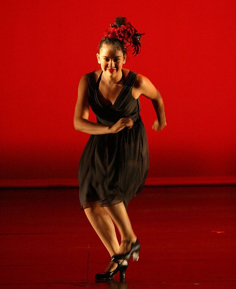 A dancer performing Tap