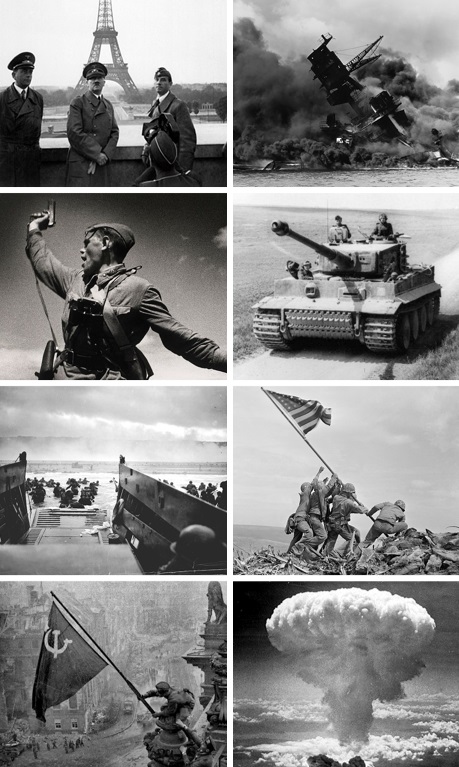 Scenes of World War II