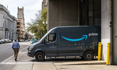 Amazon Prime delivery van by Tony Webster. Flickr