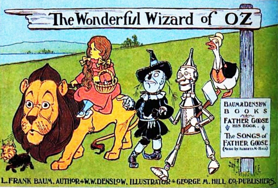 George M. Hill illustration for The Wonderful Wizard of OZ by L. Frank Baum.