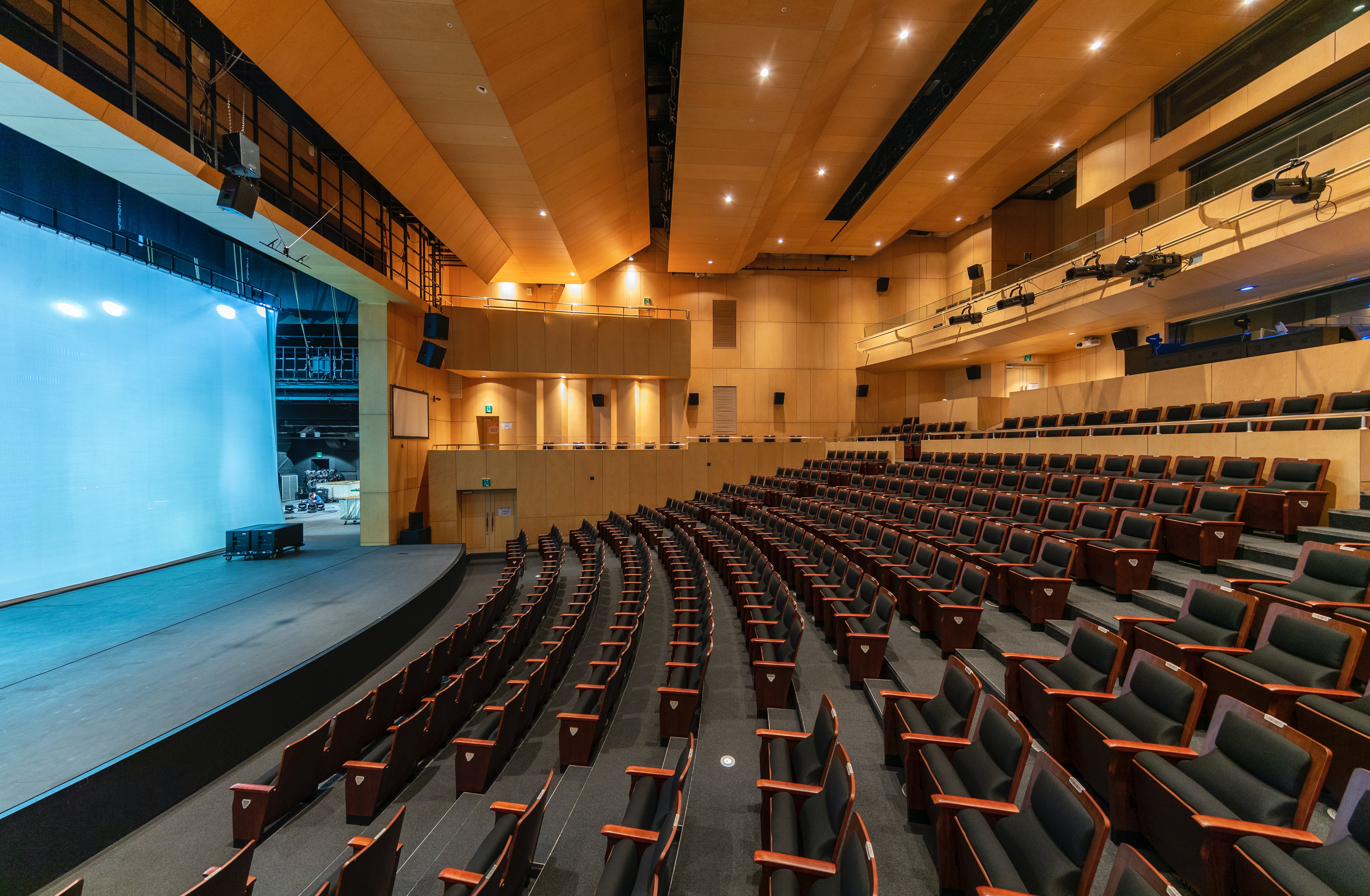 Stage and auditorium